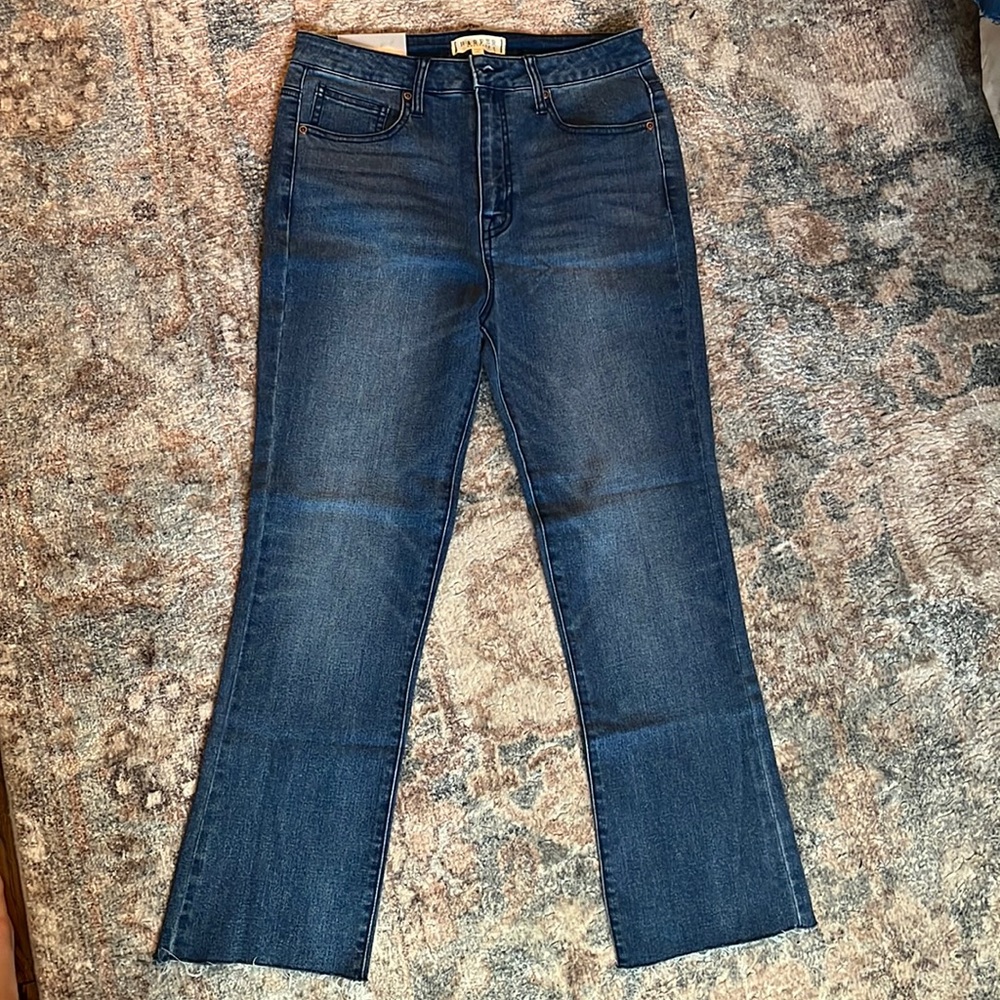 NWT High rise crop flare